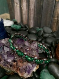 Jade & Silk Bracelet